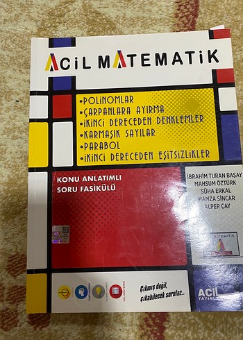 Acil Matematik Konu Anlatımlı Soru Fasikülü
