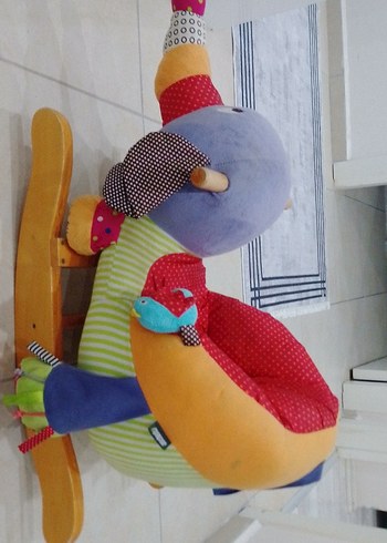 Renkli Peluş Sallanan Fil Oyuncak