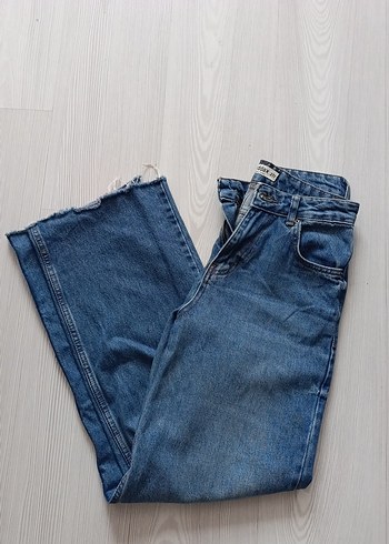 Mavi Midi Boy Kadın Denim Jean