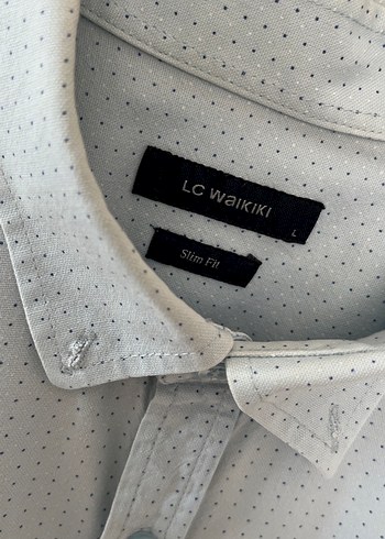 Mavi Düğmeli Uzun Kollu Erkek Gömlek - Görsel 4