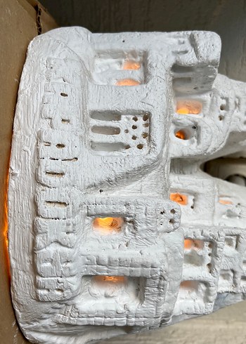 Beyaz Dekoratif Kapadokya Figürini - Görsel 2