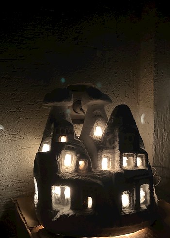 Beyaz Dekoratif Kapadokya Figürini - Görsel 5