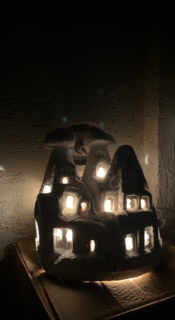 Beyaz Dekoratif Kapadokya Figürini - Görsel 5