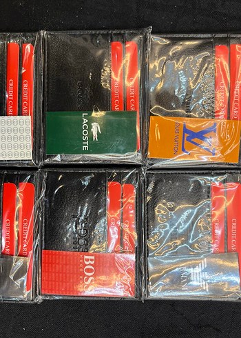 Desenli Siyah Erkek Cüzdanı - Görsel 2