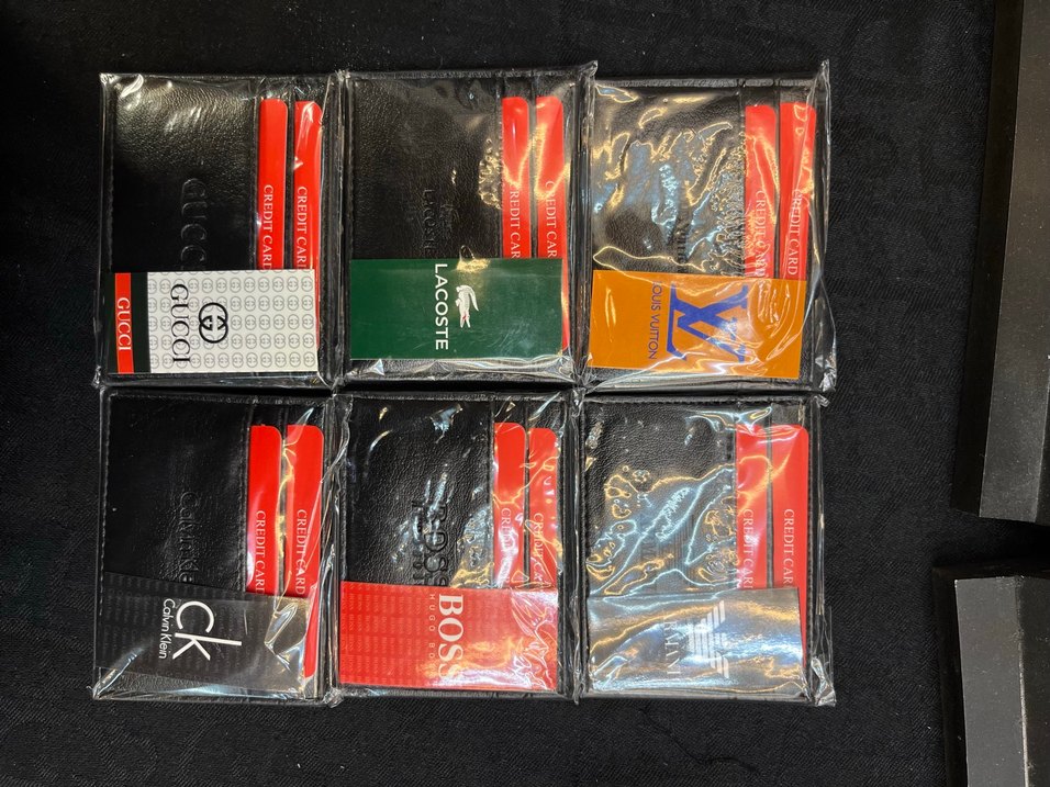 Desenli Siyah Erkek Cüzdanı - Görsel 2