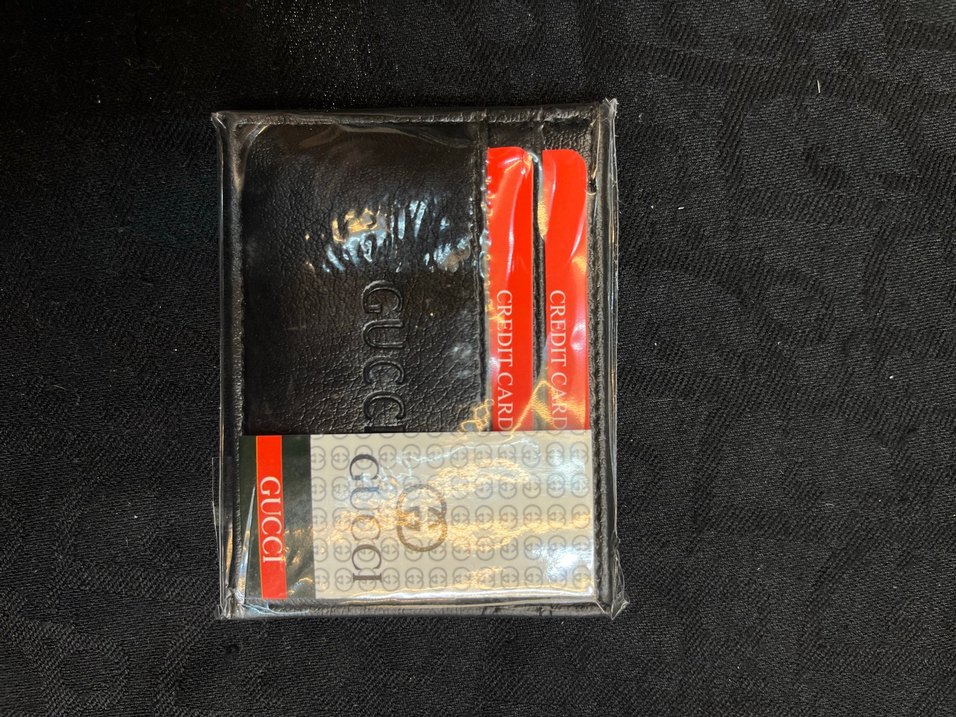 Desenli Siyah Erkek Cüzdanı - Görsel 5