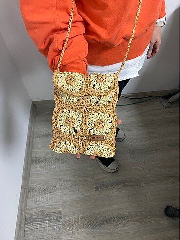  Beden camel Renk Zara çapraz çanta