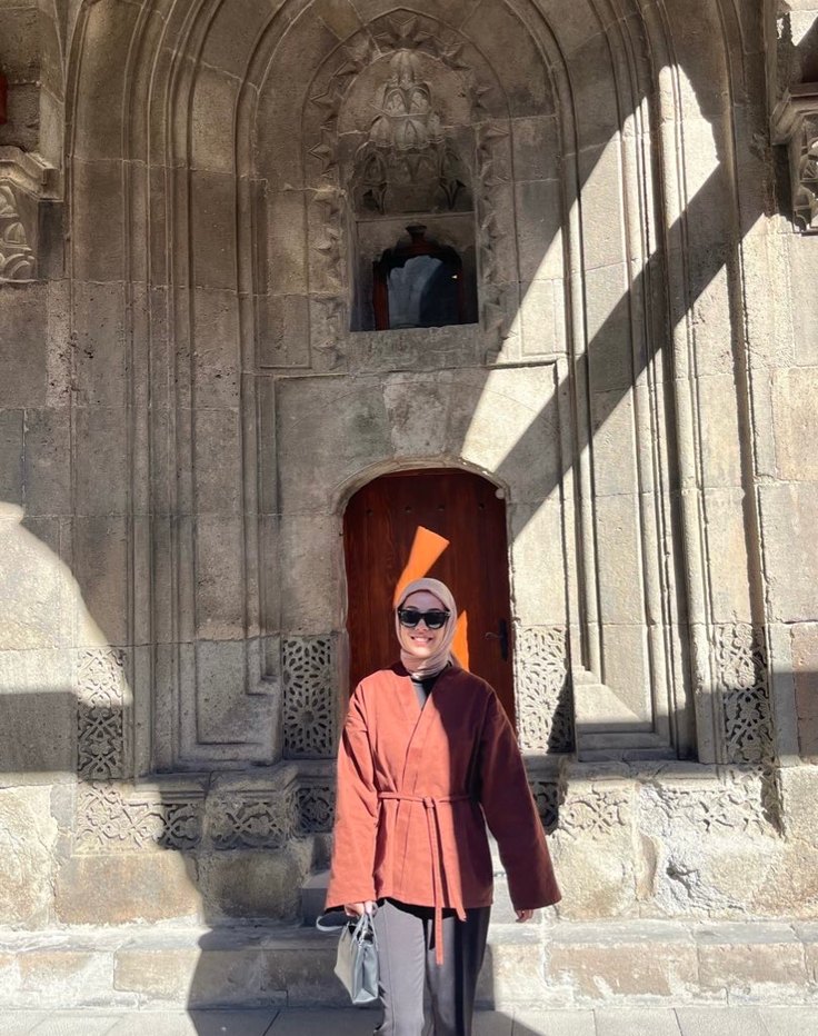 Deri Camel Rengi Kadın Kimono - Görsel 2