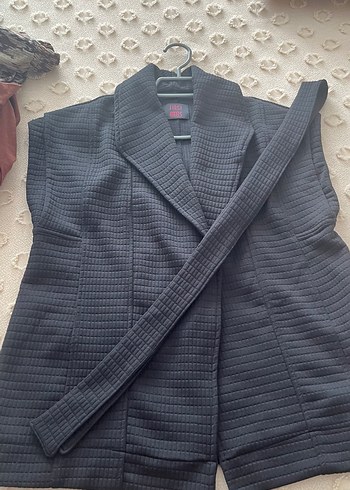 Siyah Yılan Desenli Midi Kadın Sabahlık - Görsel 6