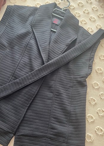 Siyah Yılan Desenli Midi Kadın Sabahlık - Görsel 5