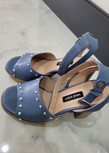 Mavi Denim Platform Topuklu Kadın Ayakkabı - Görsel 7