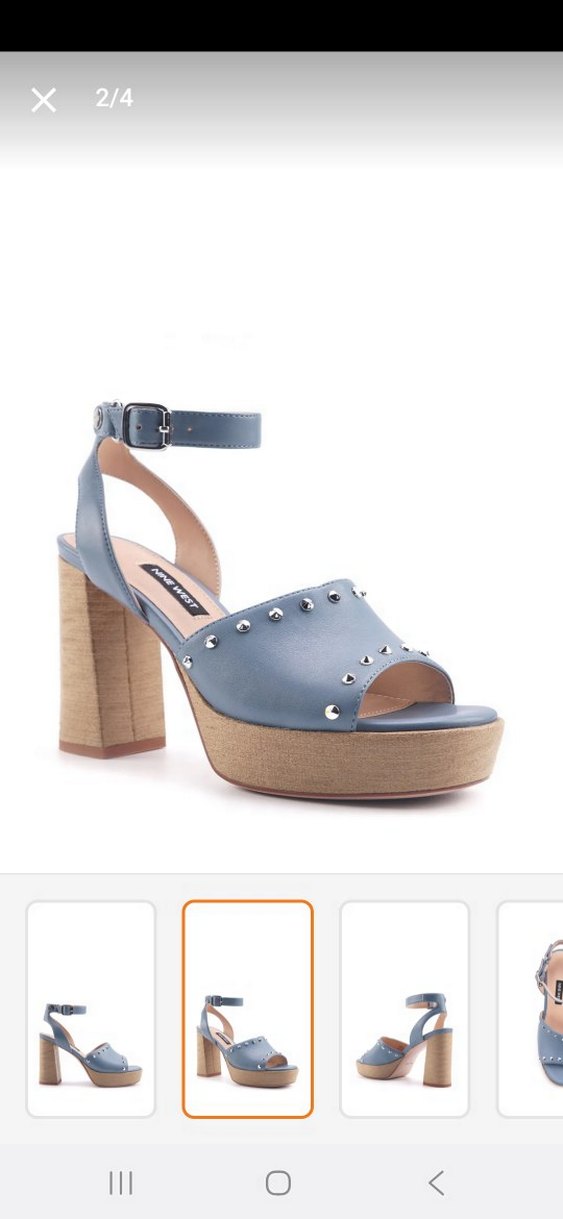 Mavi Denim Platform Topuklu Kadın Ayakkabı - Görsel 2