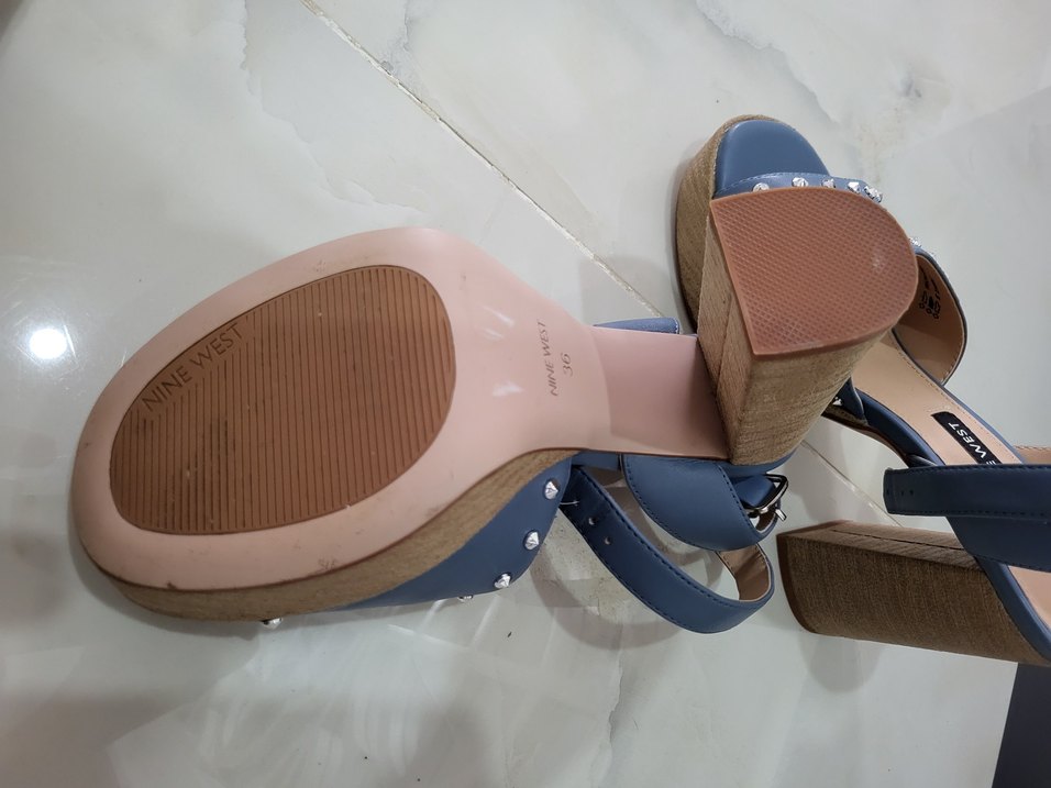 Mavi Denim Platform Topuklu Kadın Ayakkabı - Görsel 4