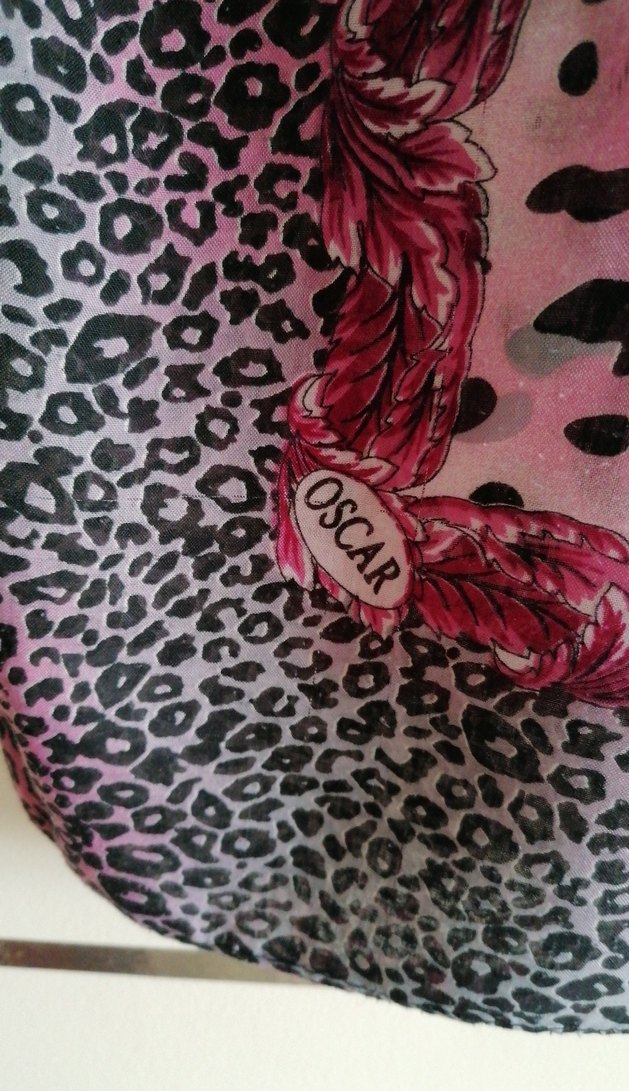 Pembe Leopar Desenli Bohem bayan fular yemeni yeni - Görsel 4