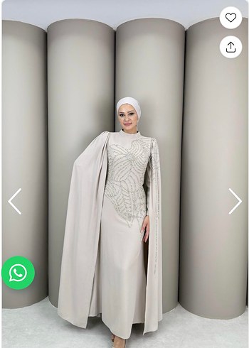 Drapeli koyu pudra Uzun Abiye Elbise