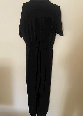 Fermuarlı Pamuklu Uzun Tulum - Görsel 5