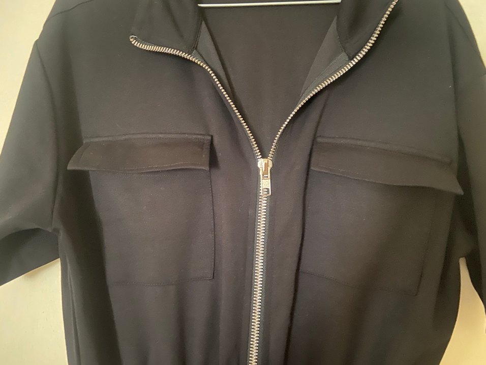 Fermuarlı Pamuklu Uzun Tulum - Görsel 3