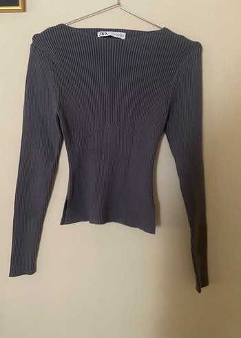 Zara Triko Bluz - Görsel 6