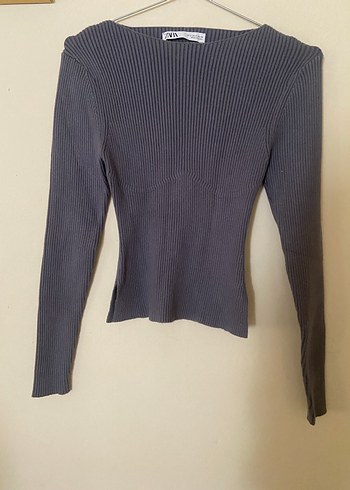 Zara Triko Bluz - Görsel 5