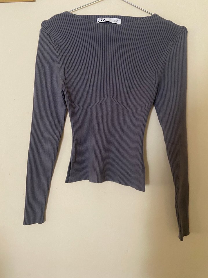 Zara Triko Bluz - Görsel 5