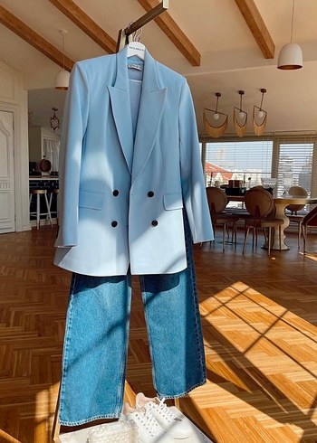 Mavi Kadın Midi Blazer Ceket