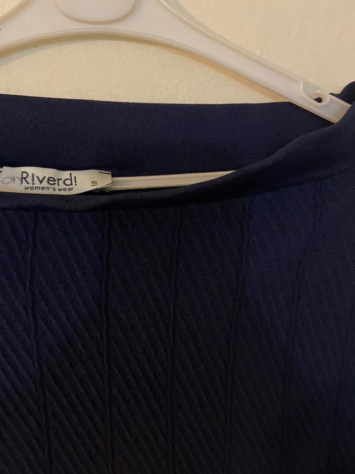 Kadın Lacivert Pilili Mini Etek - Görsel 4