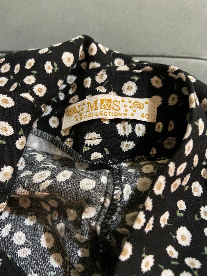 Puantiye Desenli Siyah Mini Etek - Görsel 3