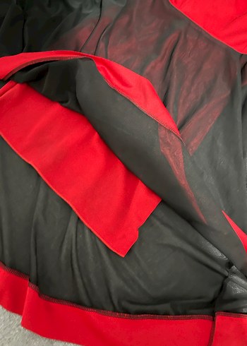 Önü kısa arkası midi tüllü elbise - Görsel 3