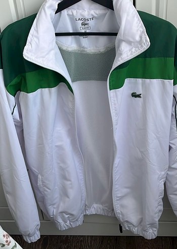 Lacoste Beyaz Yesil Ceket