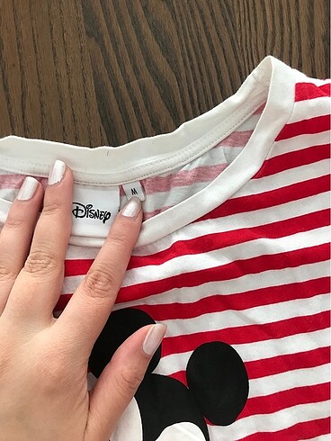 Diğer Mickey mouse baskılı tişört