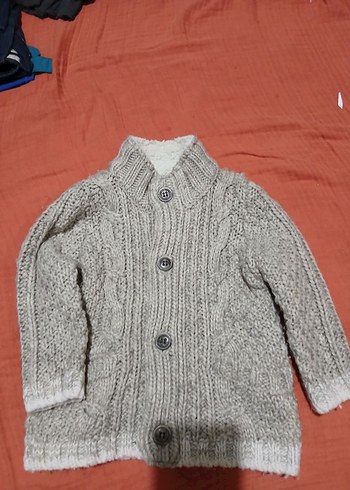 ZARA Gri Örgü Erkek Çocuk Hırka