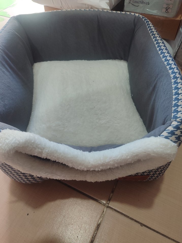 morlama Gri Kedi köpek Yuva Evi - Görsel 2