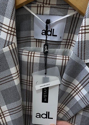 adL Gri Kareli  Kadın Yelek takım - Görsel 4