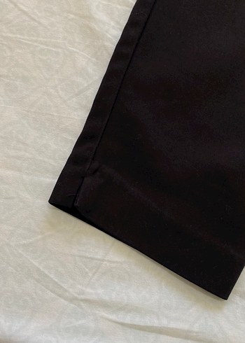 Siyah  Kumaş Pantolon - Görsel 4