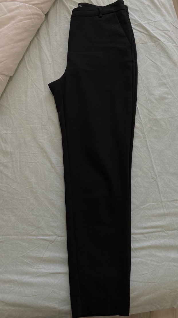 Siyah  Kumaş Pantolon - Görsel 2