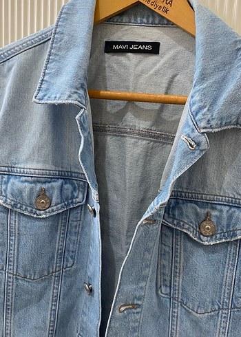 Mavi Denim Ceket - Görsel 4