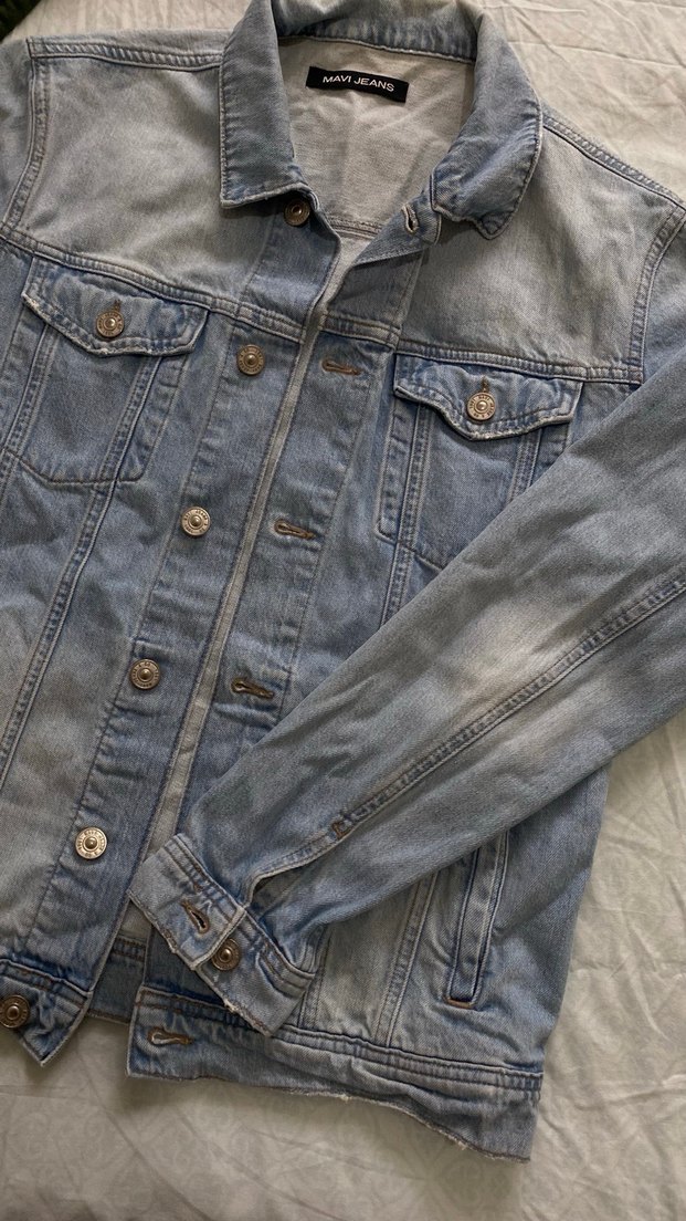 Mavi Denim Ceket - Görsel 5