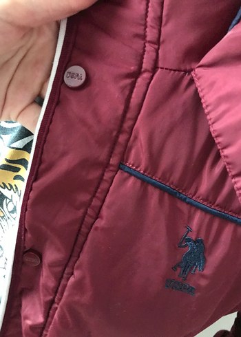 Bordo Kapüşonlu Erkek Kışlık Ceket - Görsel 4