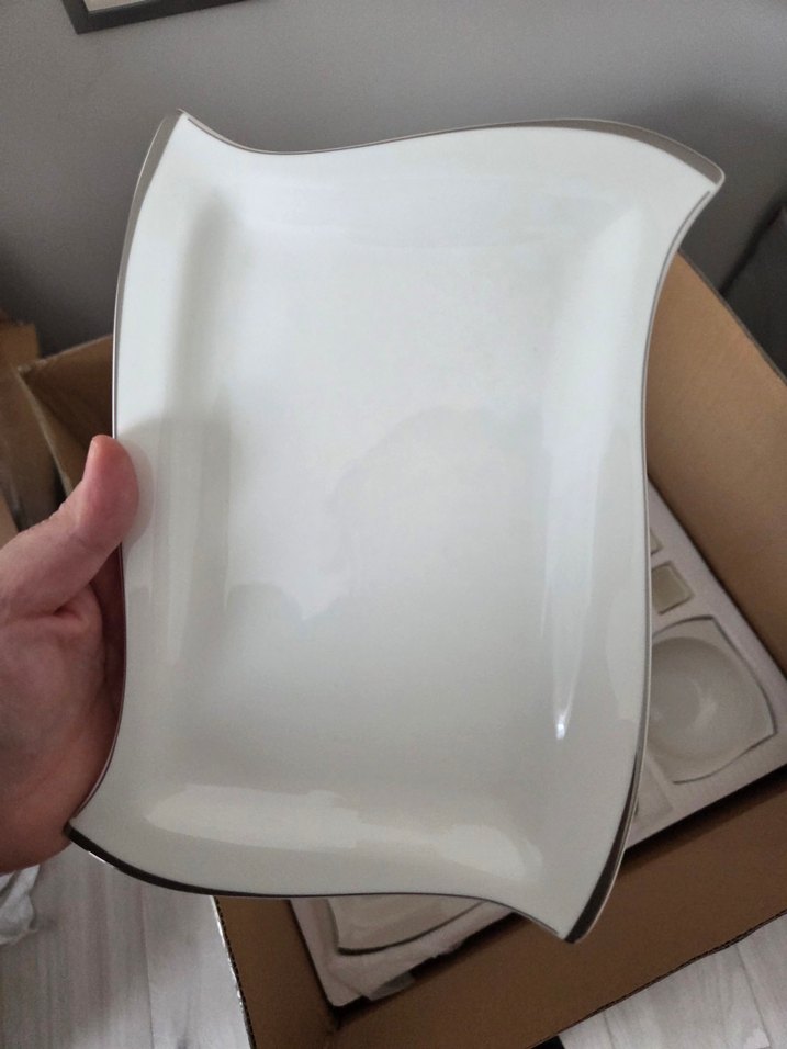 Beyaz Seramik Yemek Takımı Seti - Görsel 5