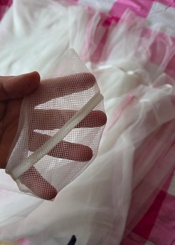 Beyaz Bohem Tarzı Tül Perde - Görsel 8