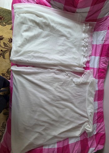 Beyaz Bohem Tarzı Tül Perde - Görsel 2