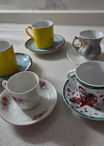 Renkli ve Desenli Fincan Setleri - Görsel 7