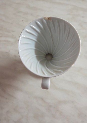 Beyaz Seramik Kırık Kahve Filtresi - Görsel 7