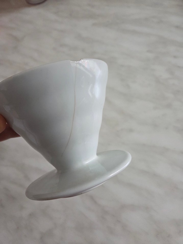 Beyaz Seramik Kırık Kahve Filtresi - Görsel 4