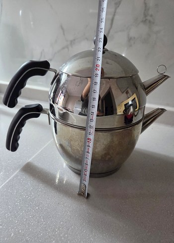 Gri Çaydanlık Seti - Görsel 3