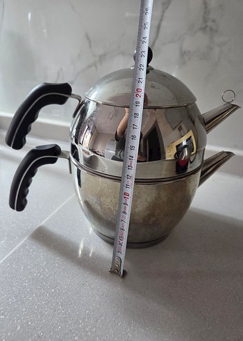 Gri Çaydanlık Seti - Görsel 2