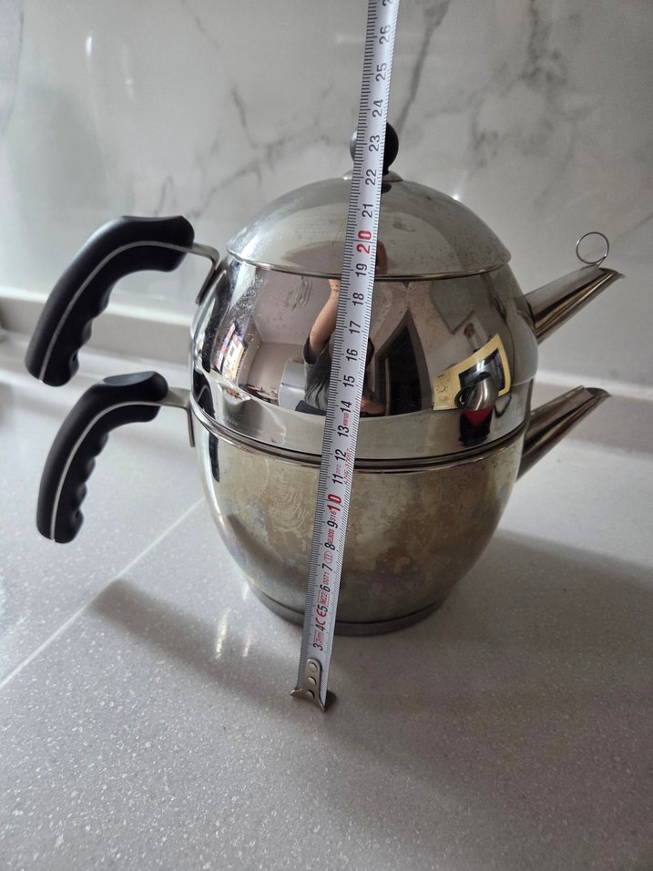 Gri Çaydanlık Seti - Görsel 3