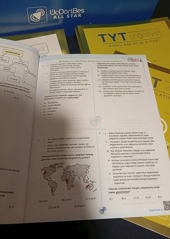 Beden ÜçDörtBeş AYT ve TYT COĞRAFYA Seti