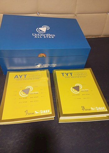 ÜçDörtBeş AYT ve TYT COĞRAFYA Seti