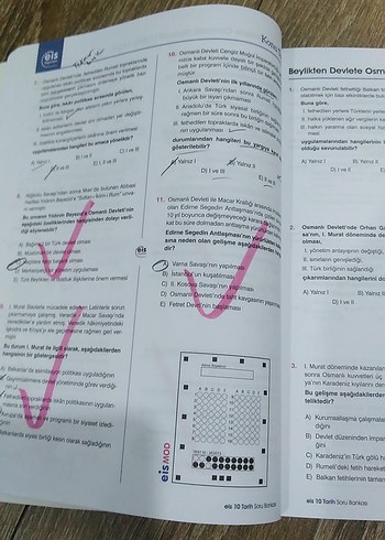 Beden 10. Sınıf Tarih Soru Bankası - EIS Yayınları